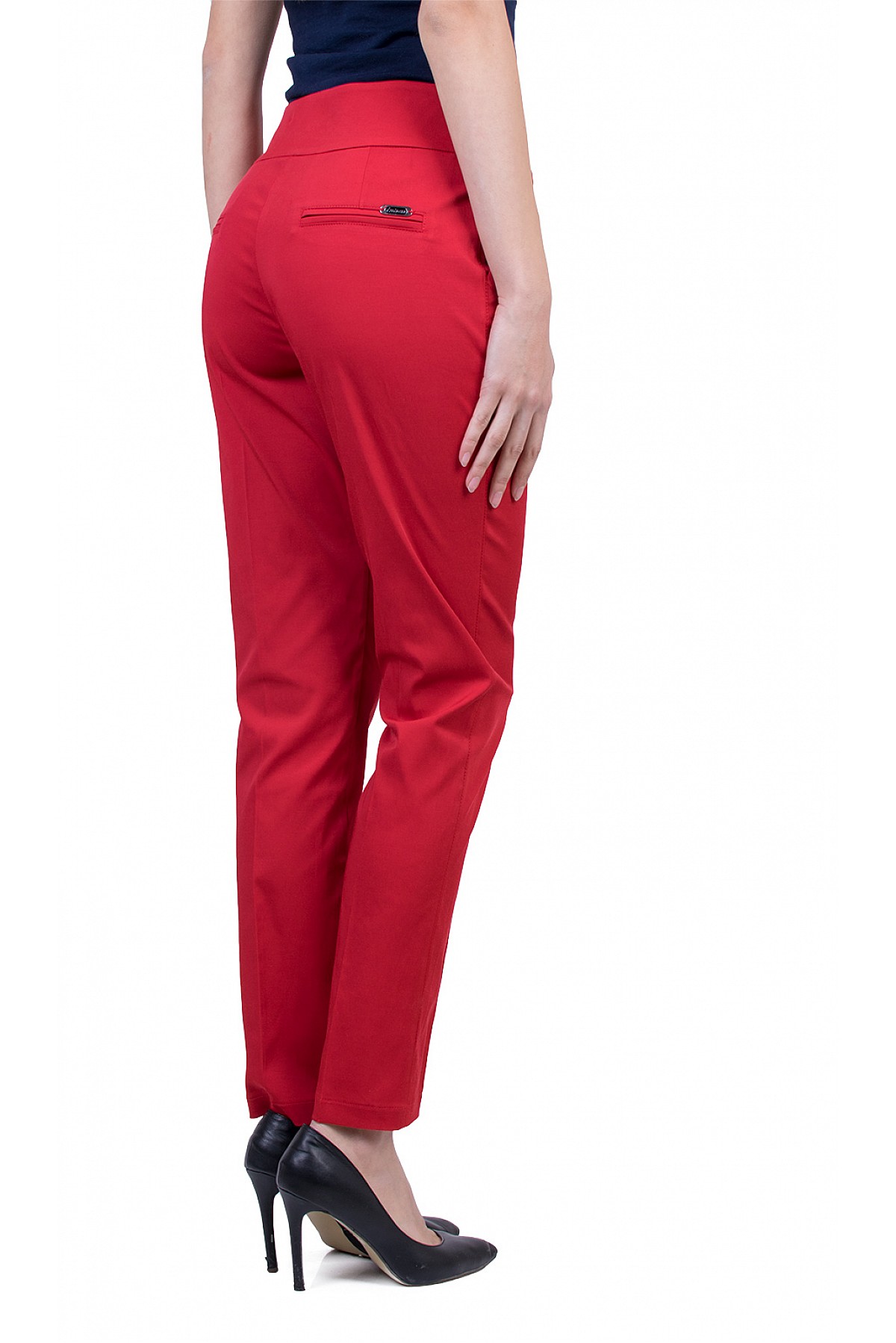 Red Women's Office Pants ESofia
